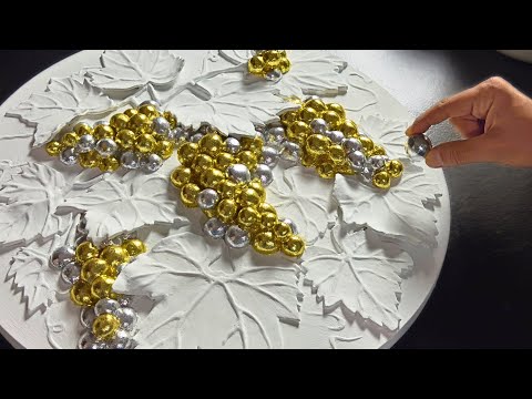 Luxury Grapes Art from Simple Materials… A Stunning Masterpiece ✨