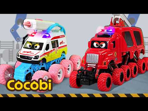 Ambulans Monster dan Truk Pengangkut Monster | Permainan Perbaikan Mobil | Kigle TV Indonesia
