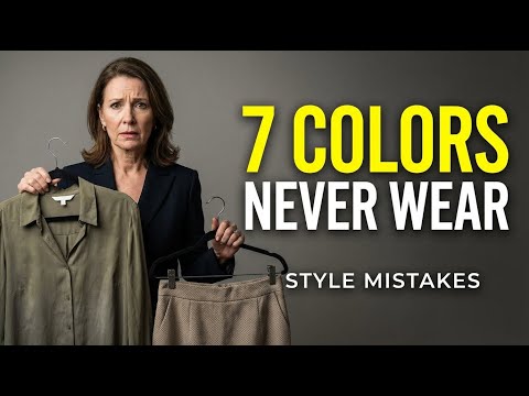 These 7 Colors That Make You Look Poor! Never Wear Them