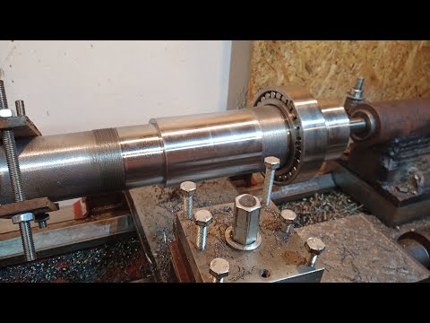 Сделал шпиндель для самодельного токарного станка