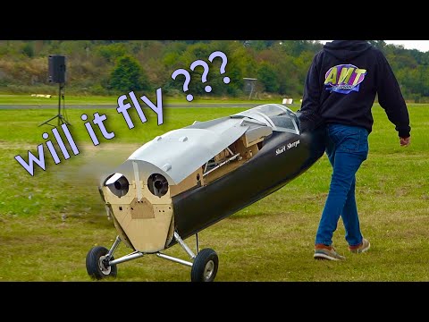 Will it Fly??? STUNNING UNIC 65KG XXXL RC SHORT SHERPA SB-4 SCALE MODEL AIRPLANE