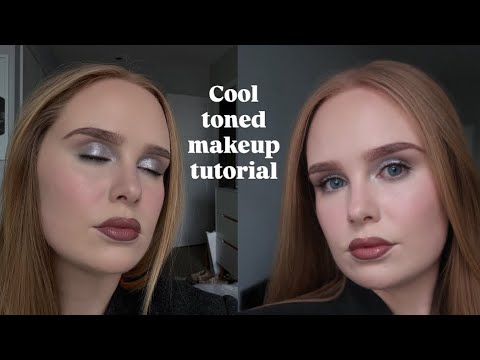 Cool toned makeup tutorial | soft grunge makeup