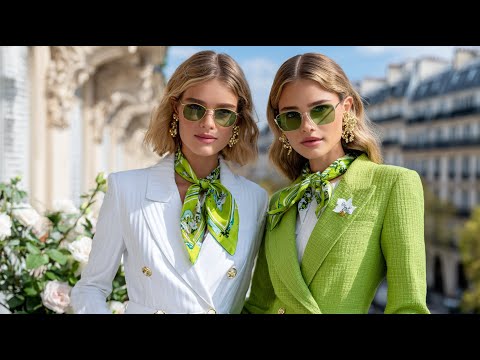 Ralph Lauren SS 2026 Pistachio Green & Soft White Fresh Parisian Daytime Chic