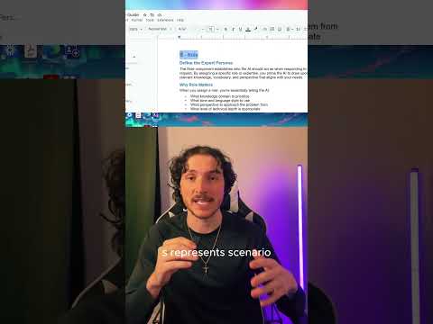 This framework will 10X your prompts. #chatgpt #chatgptprompts #aitips