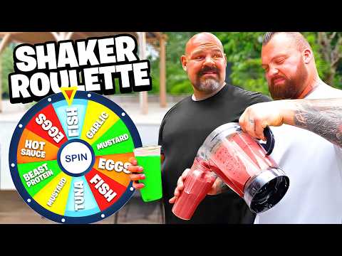 We Played Shaker Roulette With Weird Food! Ft. @SHAWSTRENGTH
