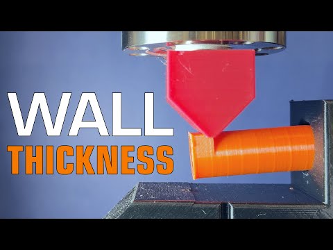 Testing Wall Thickness in 3D Printed Beams