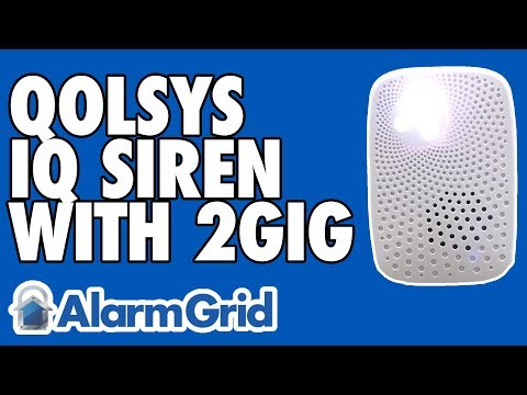 Using the Qolsys IQ Siren with a 2GIG GC3 Alarm System