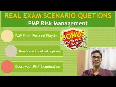 PMP Scenario Questions Risk management