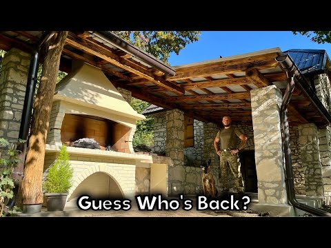 Rock Cabin Outdoor Kitchen Build + Traditional Peka (Under the Bell) Feast, Ep 30.