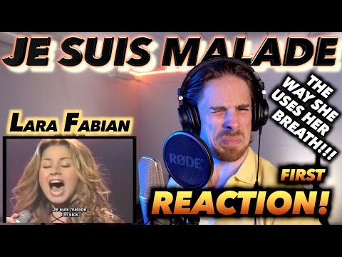 Lara Fabian - Je Suis Malade FIRST REACTION! (THE WAY SHE USES HER BREATH!!!)