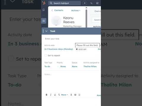 Stop creating HubSpot tasks manually. #hubspot #taskautomation #crmtips #workflowautomation