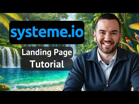 Systeme.io Landing Page Tutorial (How To Create A Landing Page With Systeme.io)