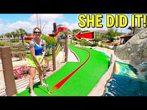 Elisha Has Never Made This Before! - EPIC Hole in One!