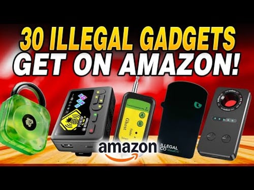 30 ILLEGAL Gadgets for XMAS Gift That Feel Illegal to Own