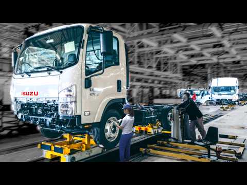 Isuzu N-Series (ELF) Truck Manufacturing process: Building Light-Duty commercial trucks in Japan