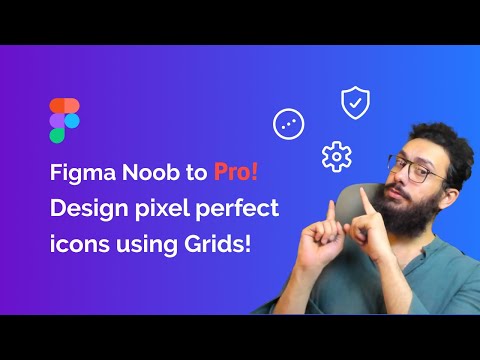 Learn how to create pixel perfect icons in Figma!