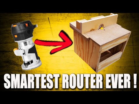 A little router table that costs nothing!