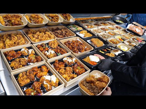 1,000+ Lunch Boxes Sold Out Every Day! Cheap & Delicious Korean Lunch Box Shop / Korean street food