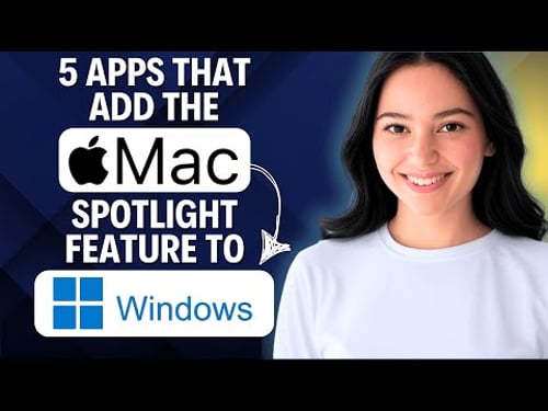 5 Apps That Add the Mac's Spotlight Feature to Windows