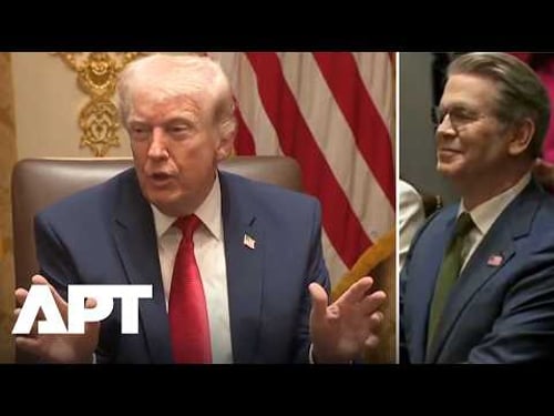 Trump Jokes About Scott Bessent’s “Central Casting” Look, Praises His Glasses | APT