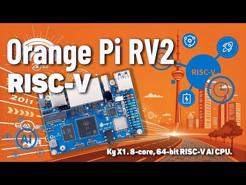 Orange Pi RV2 на RISC-V! Обзор Мини сервер, маршрутизатор и AI проекты в одной плате!