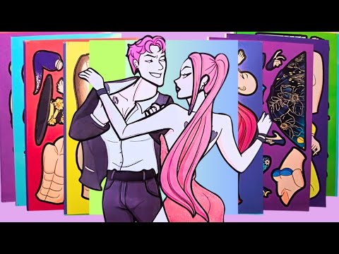 💖KPOP HUNTRIX-INSPIRED STICKERS BOOK💖#stickers