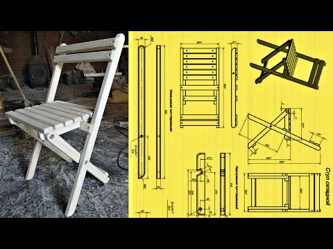 How to make a folding chair /drawing inside/
