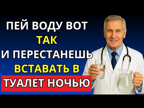 Врач раскрывает СЕКРЕТ, как не вставать ночью в туалет