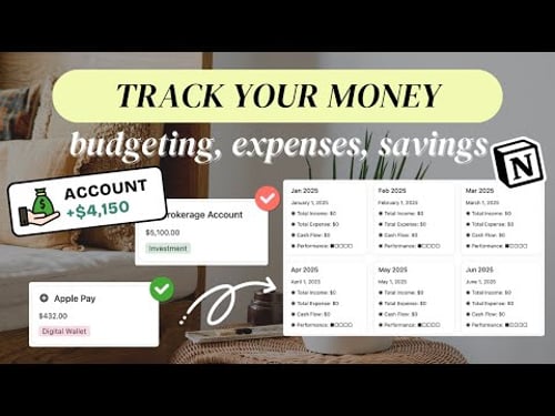 How to Create Your Notion Finance Dashboard | Setup Ideas