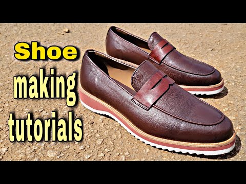 How its made penny Loafer making |diy| how tomake shoe