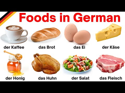 Food Names in German | Foods Vocabulary | Learn Names of Foods in German | Learn German Vocabulary