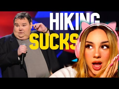 Finnish Girl Reacts to John Pinette - Hiking Is a Walk That Sucks