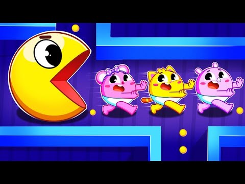 Yummy & Healthy Food in PacMan World for Kids | Funny Song For Baby & Nursery Rhymes by Toddler Zoo