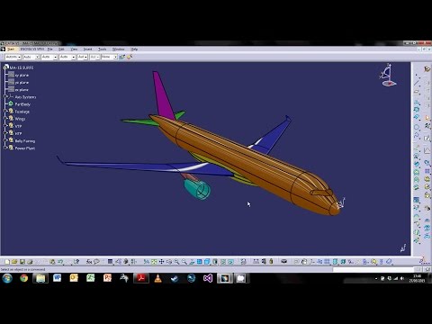 CATIA V5 Aircraft Surfaces Design - Part 1 : Fuselage Design