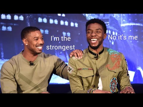 Michael B. Jordan and Chadwick Boseman being brothers for 5 minutes and a half