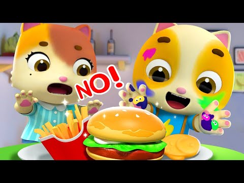 Wash Your Hands, Baby | Healthy Habits | Kids Cartoon | Funny Cartoons | Mimi and Daddy