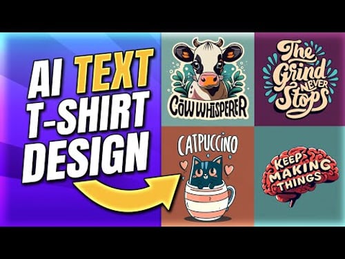 BETTER THAN MIDJOURNEY! Ai Tshirt Design with TEXT (Ideogram Ai Print on Demand Tutorial)