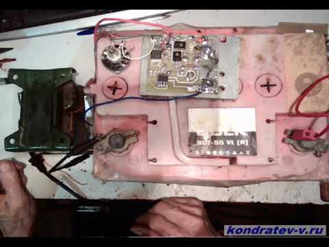 Зарядное устройство для автомобильных аккумуляторов со стабилизацией тока и защитой от переполюсовки