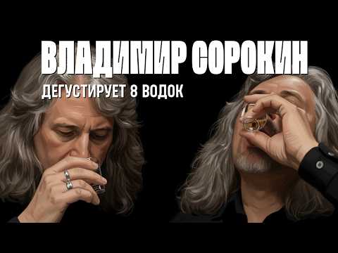 Vladimir Sorokin tastes eight brands of vodka