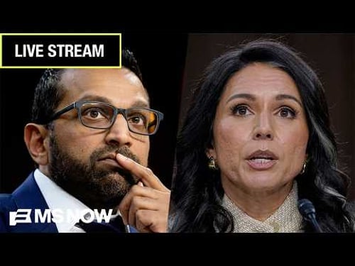 LIVE: Gabbard, Patel testify in worldwide threats hearing before House Intelligence Committee