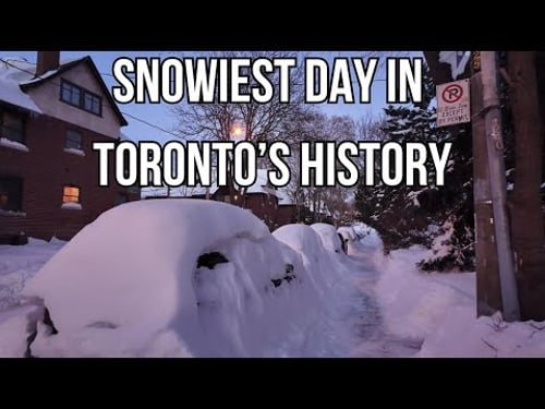 East York After the Snowstorm of the Century | 4K 60