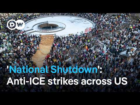 US students, businesses, and Hollywood lead 'national shutdown' strike against ICE and CBP | DW News
