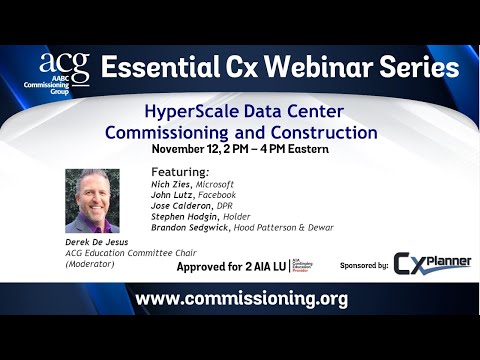 HyperScale Data Center Commissioning and Construction