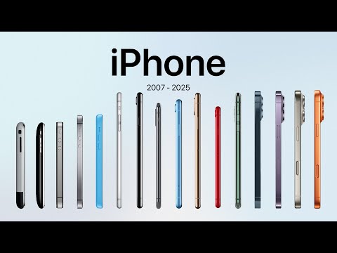 Эволюция всех iPhone. От iPhone 2G до 17 Pro Max