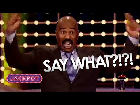 LEGENDARY Questions & Answers That Made STEVE HARVEY LOSE IT On Family Feud USA!