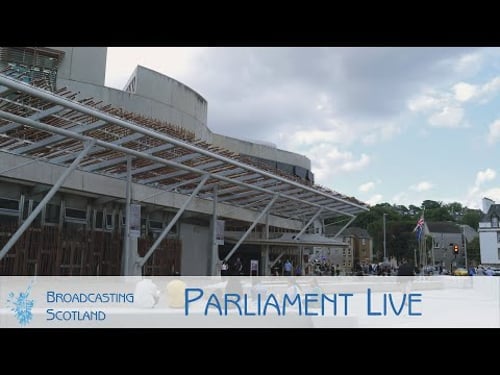 Parliament Live from Holyrood - 13/03/2026