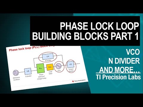 Phase lock loop building blocks - Part 1