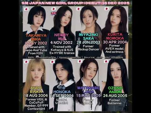 GPP NEW SM JAPAN GIRL GROUP 2025 💗🌸 #gpp #bringitback #jpop #sm #japan
