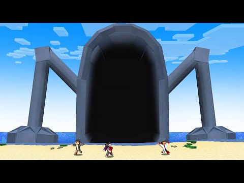 😱I trolled my friend with the BLOOPSEA EATER Mod while he was swimming in MINECRAFT!