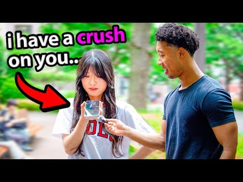 Asking Strangers in Japan to Confess to Their CRUSH